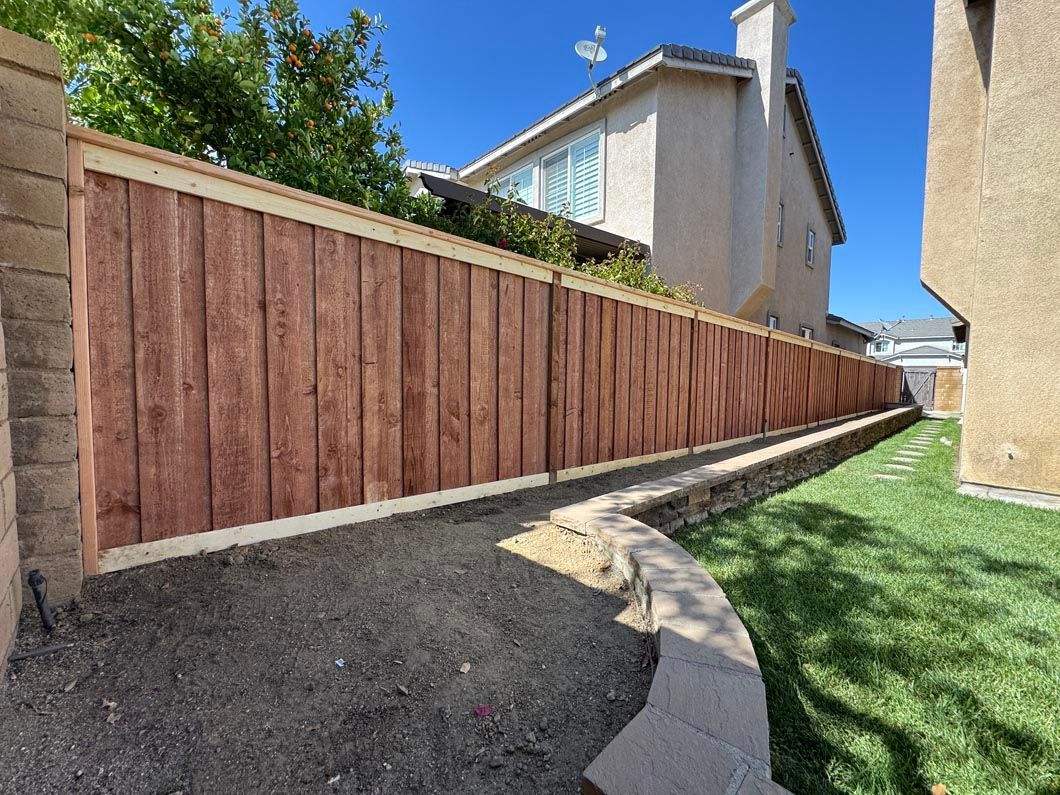 Completed fence project
